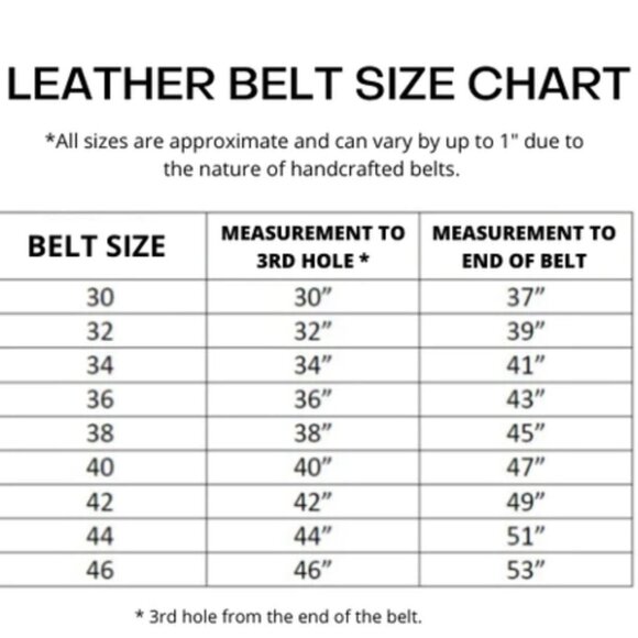 Landes Black Leather Belt - Italian Leather Canadian made - Picture 8 of 8